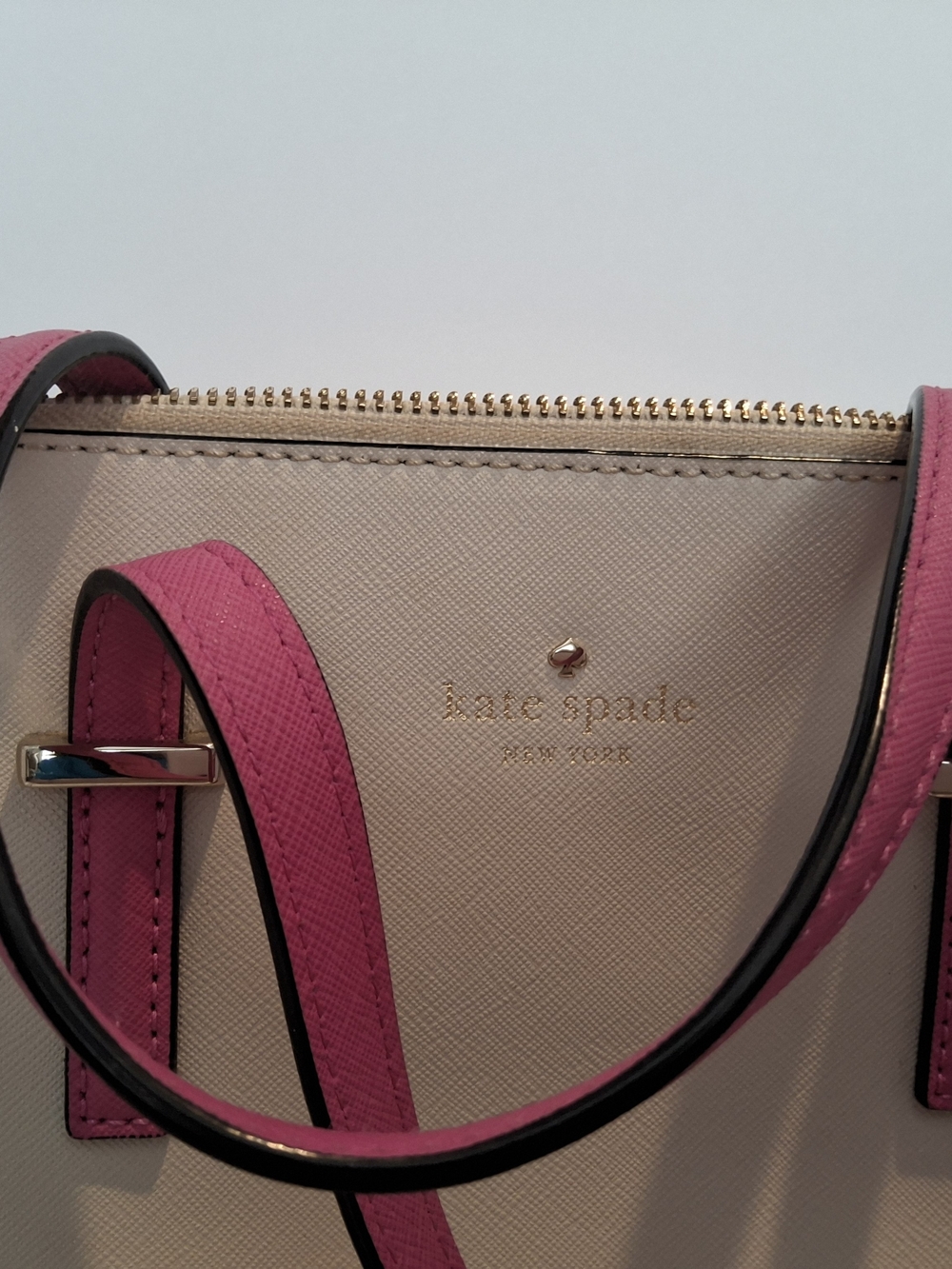 kate spade Colorblock Dome Satchel - Pink, Cream, Black - Picture 11 of 13